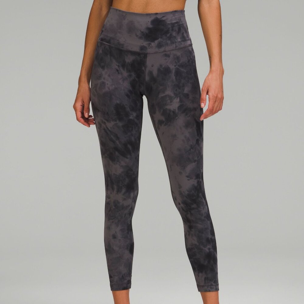 Lululemon Align High-Rise Pant 25" - Size 10 - Diamond Dye Pitch Grey Graphite